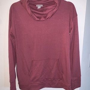 Forever 21 open-back workout cowlneck, XS